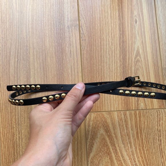 J. Crew Accessories - J Crew Black Skinny Belt